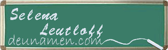 Selena Leutloff Visitenkarte